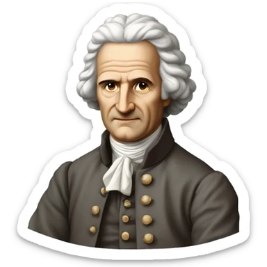 Jean-Jacques Rousseau, Genevan philosopher sticker