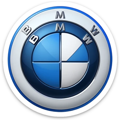 Bmw logo emoji sticker