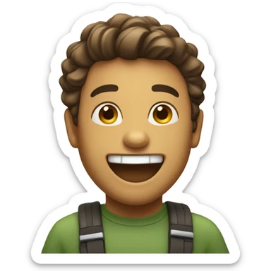 Happy and excited sticker