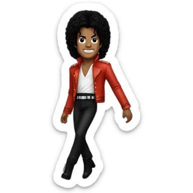 Michael jackson thriller sticker