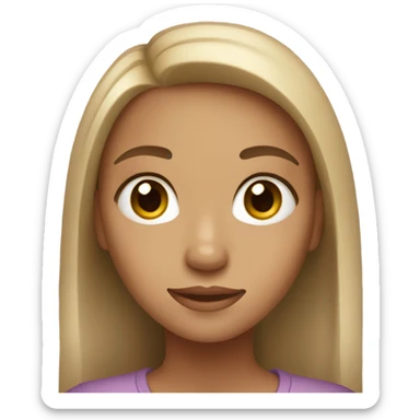 girl lighskin pretty  sticker