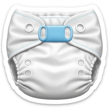 1 diaper very plain sticker