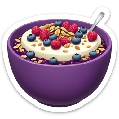 Açaí bowl sticker