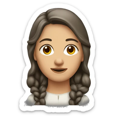 Serbian woman sticker