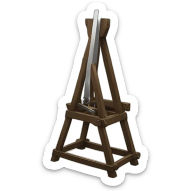 dsd guillotine_ddd33431244 sticker
