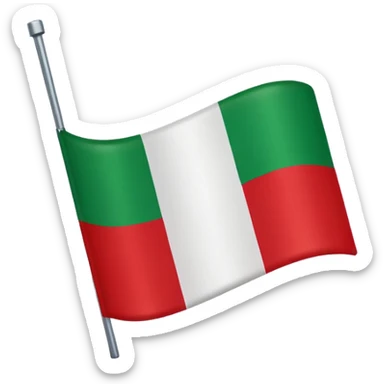 italian flag sticker