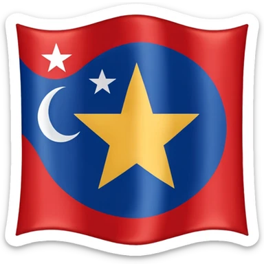 Burma 1948-1974 flag  sticker