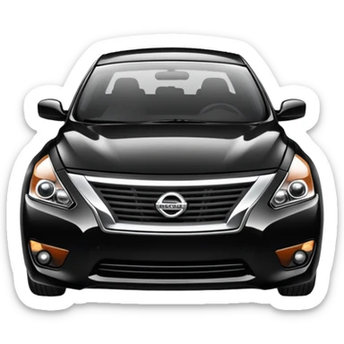 Black Nissan Altima  sticker