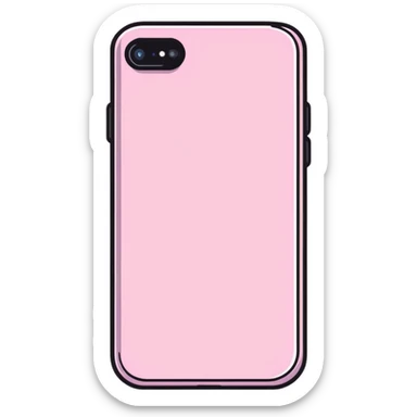 pink gothic smartphone sticker