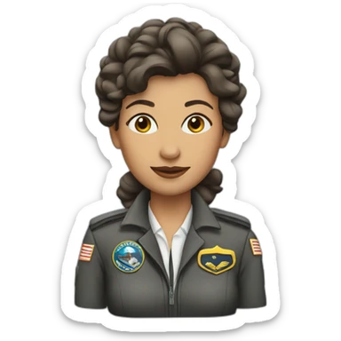 Woman Pilot sticker