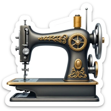 sewing machine sticker