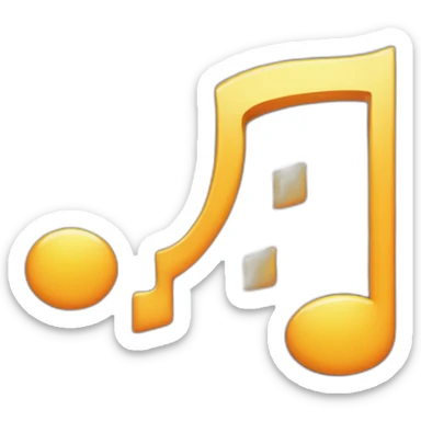 quarter note that appears when "super-liking" a song sticker