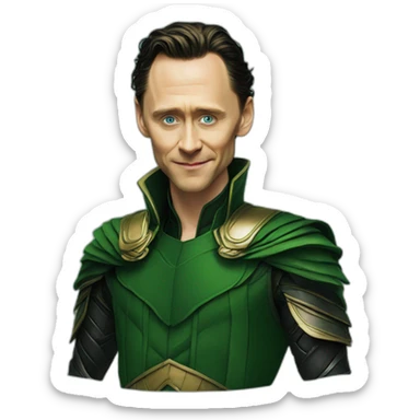 Tom Hiddleston is loki sticker