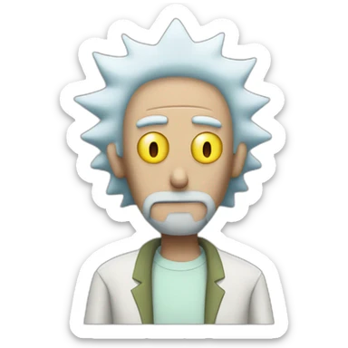 Rick and Morty Palestine  sticker