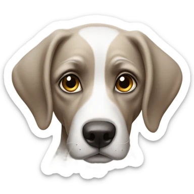 sarılan köpe sticker