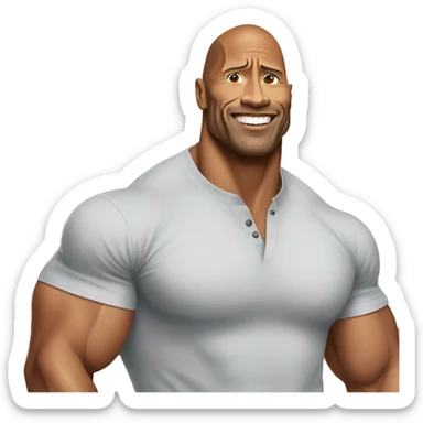 Dwayne Johnson  sticker