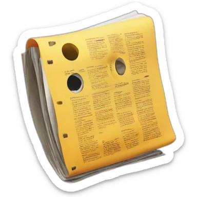 magazine with two spy holes sticker