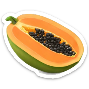 Papaya sticker