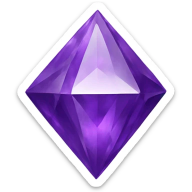 Purple diamonds sticker