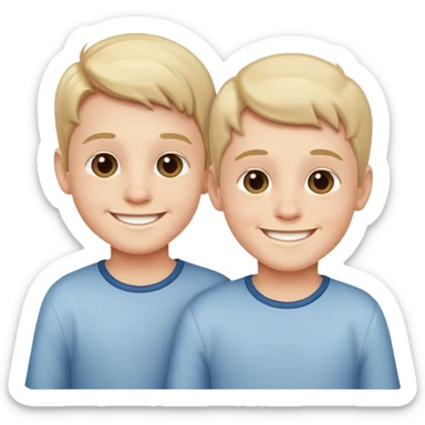 Twin boys  sticker