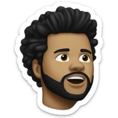 The weeknd after hours album cover sticker