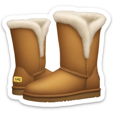A pair of uggs sticker