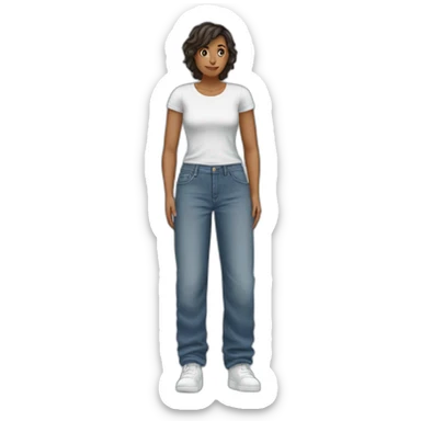 A baggy jeans sticker