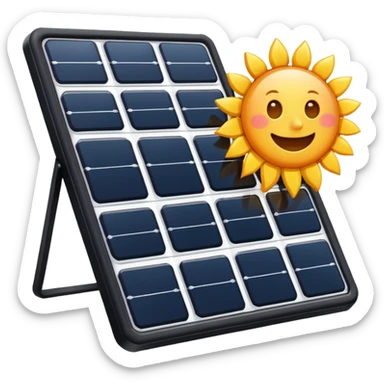 solar panel sticker