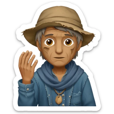 beggar  sticker