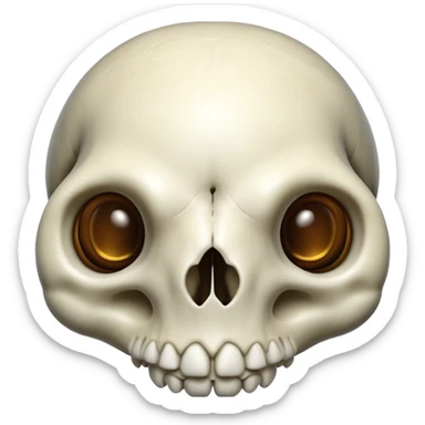 Turtle but its the skull emoji  sticker