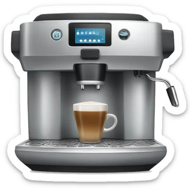 coffee machine sticker