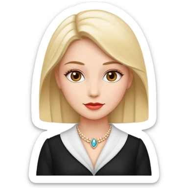 women dressed in elegant attire sticker