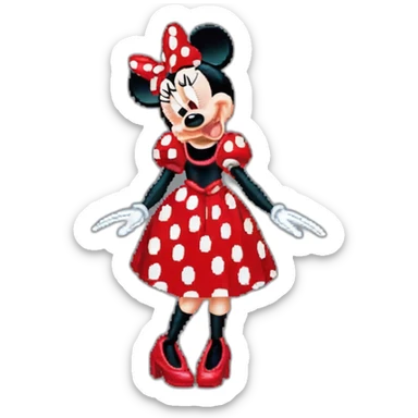 minnie sticker