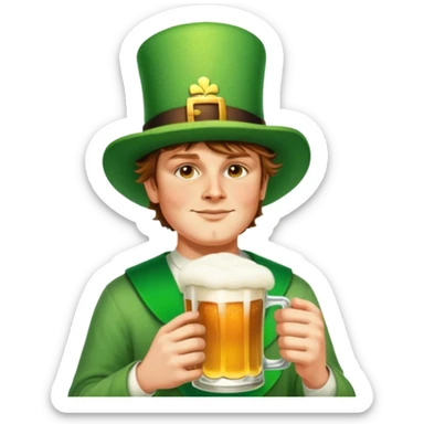 Having a Beer sticker