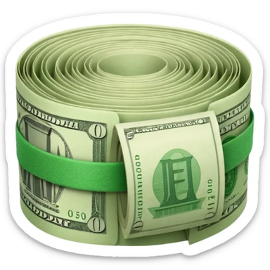 Money that is like a tube sticker