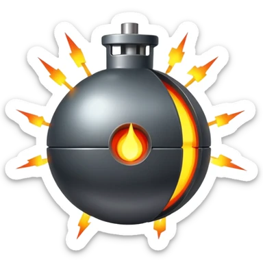 Economic bomb sticker