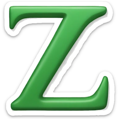 letter woth Z sticker