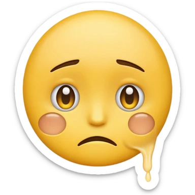 emoji triste sticker