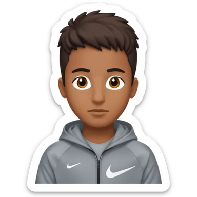 Nike tech with brown boy  sticker