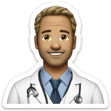 DR Shepherd from grey’s anatomy sticker