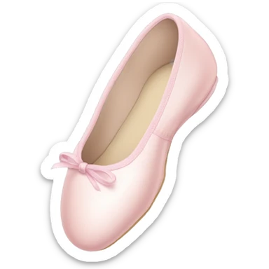 Pale pink ballet shoes sticker