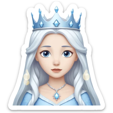 Snow queen sticker