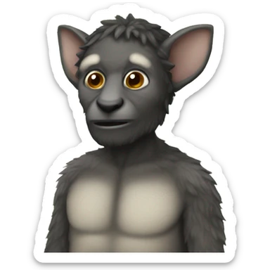 Rata con cobija  sticker