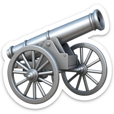A cannon for Arsenal FC sticker