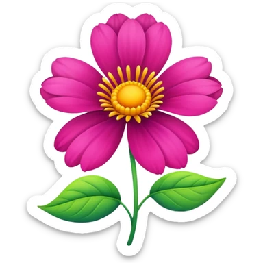 Flower  sticker