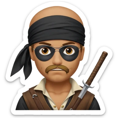 Make a pirate doing the 67 meme sticker