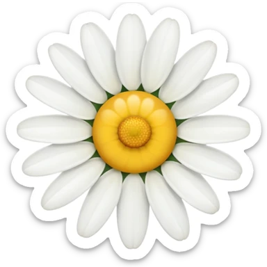 show me a preppy flower sticker