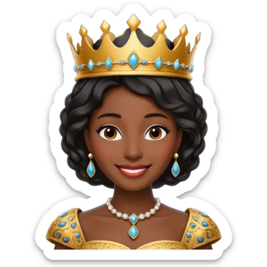 black queen sticker