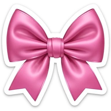 Cute bow sticker