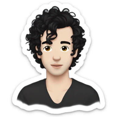 matty healy (the 1975) sticker